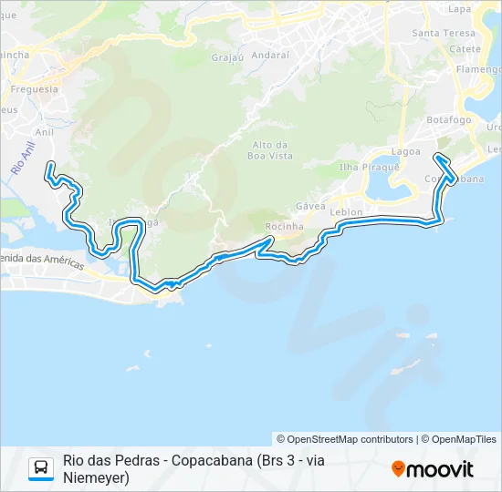 557 Bus Line Map