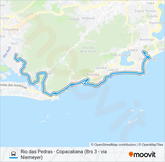 557 Bus Line Map