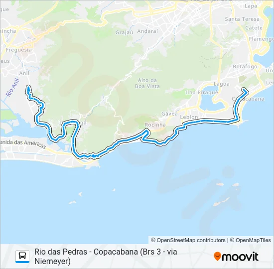 557 Bus Line Map