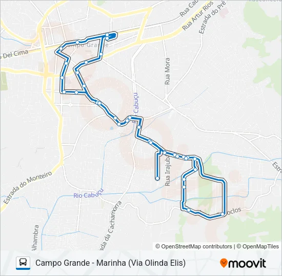 837 Bus Line Map
