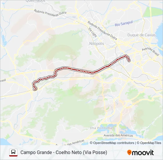 771 Bus Line Map