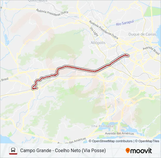 771 Bus Line Map