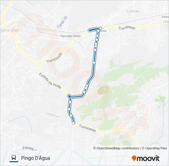 897 Bus Line Map