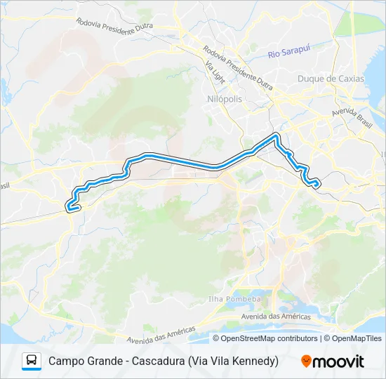 790 Bus Line Map
