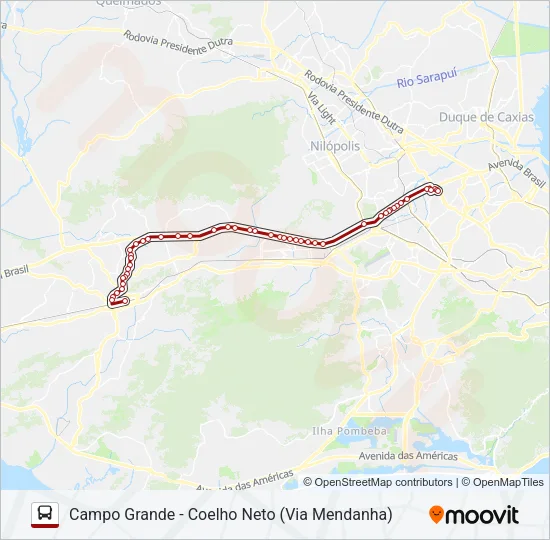 770 Bus Line Map