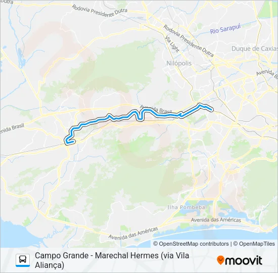 731 Bus Line Map