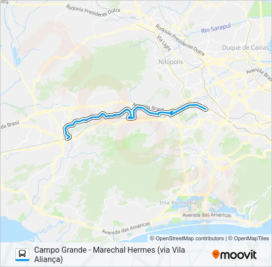 731 Bus Line Map