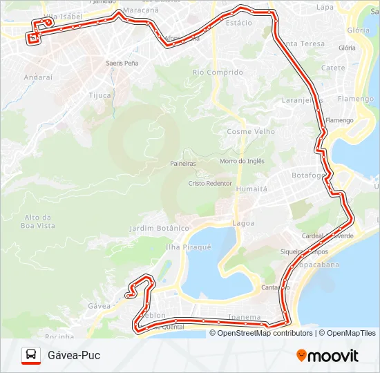 432 Bus Line Map