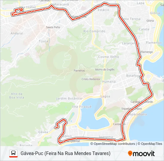 432 Bus Line Map
