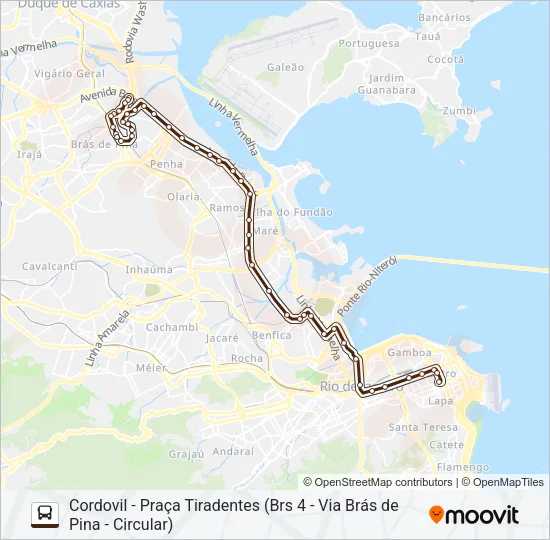 335 Bus Line Map
