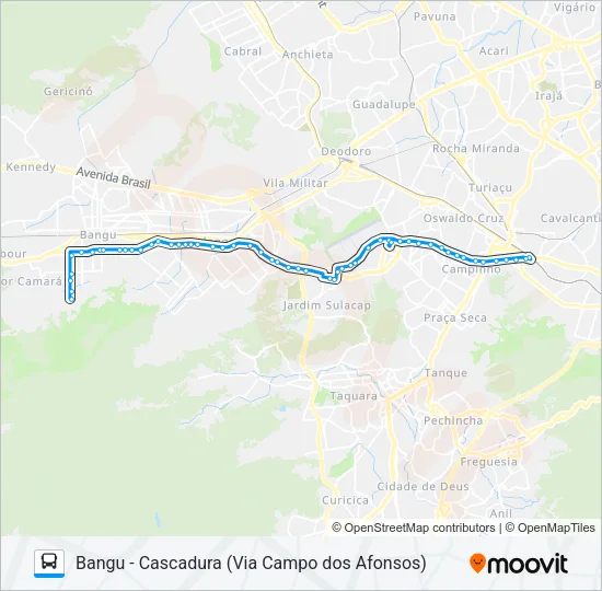 745 Bus Line Map