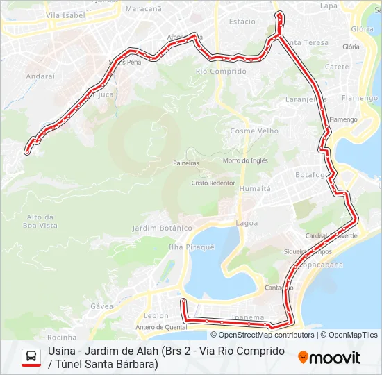 426 Bus Line Map