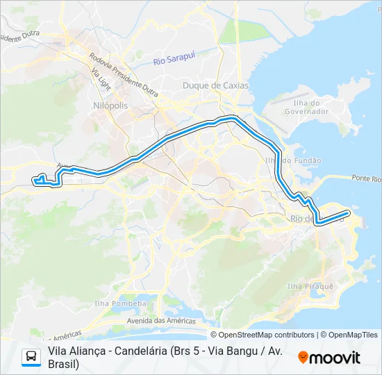 389 Bus Line Map