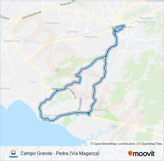 866 Bus Line Map