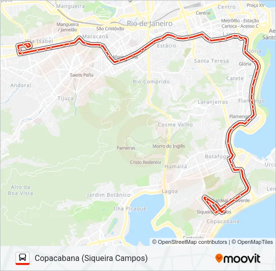 433 Bus Line Map