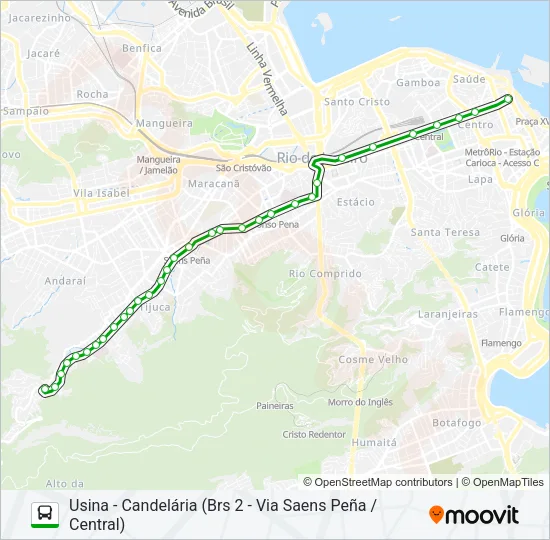 220 Bus Line Map