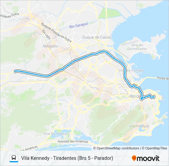 394 Bus Line Map