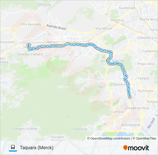 803 Bus Line Map