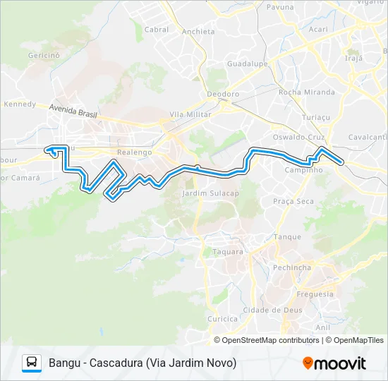 794 Bus Line Map