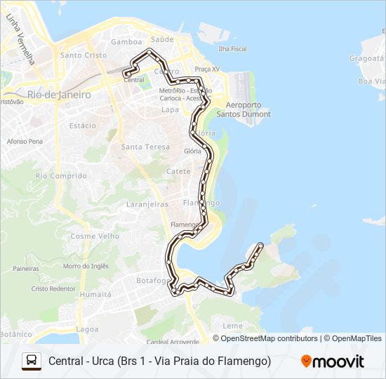 Como chegar até Iate Clube em Urca de Ônibus ou Metrô?