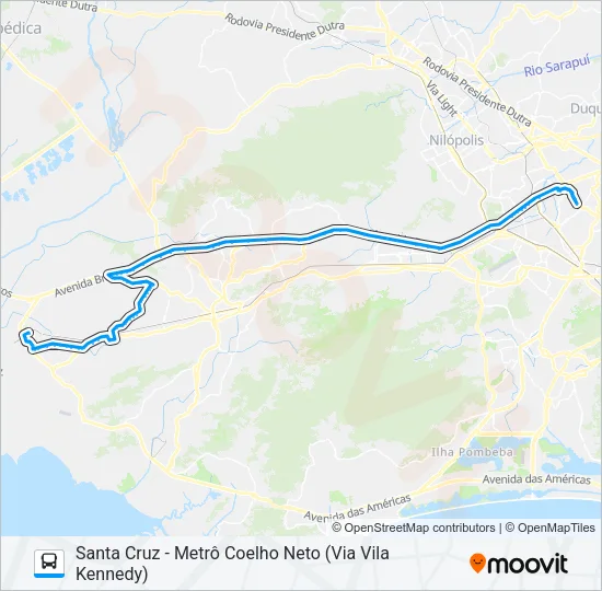 756 Bus Line Map