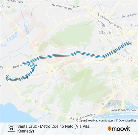 756 Bus Line Map