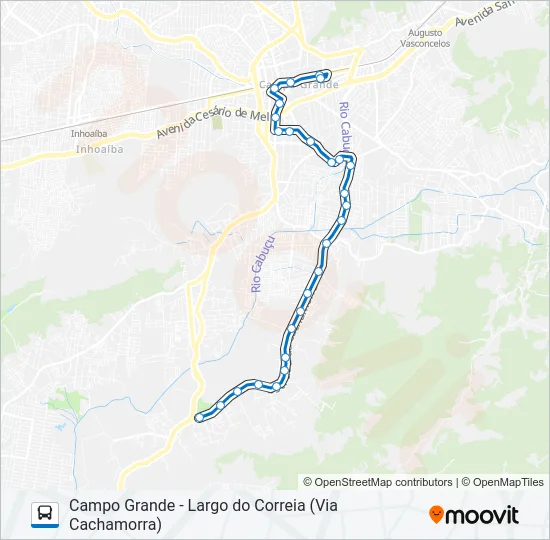 835 Bus Line Map