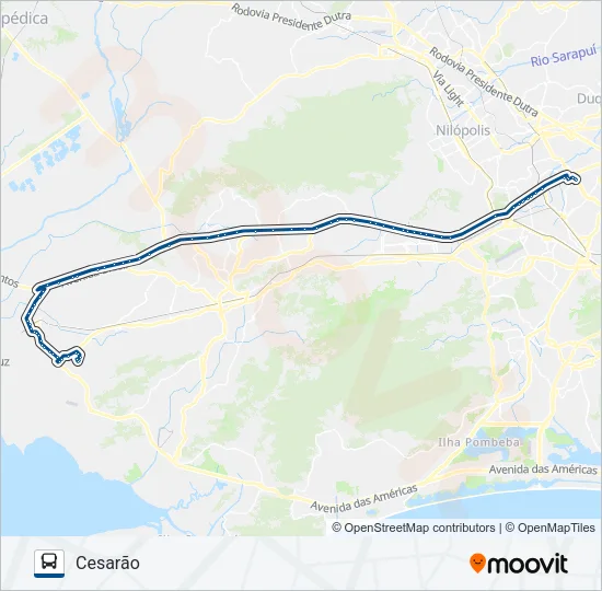 759 Bus Line Map