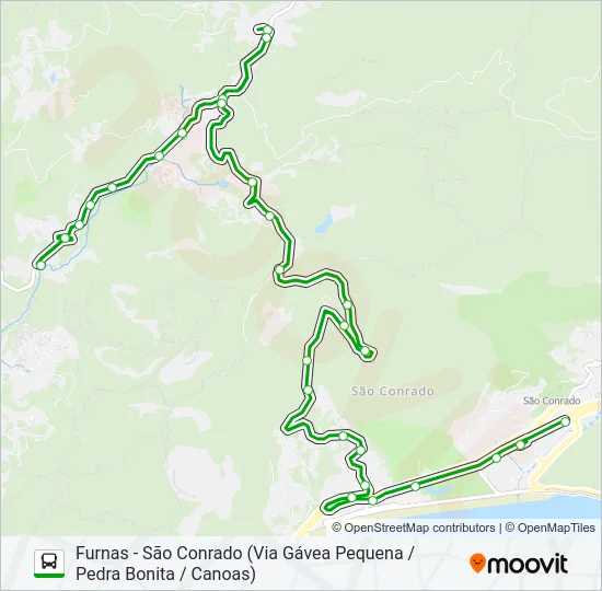 448 Bus Line Map