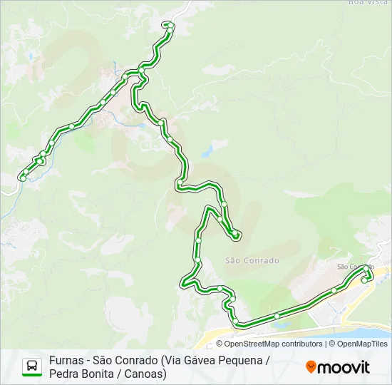 448 Bus Line Map