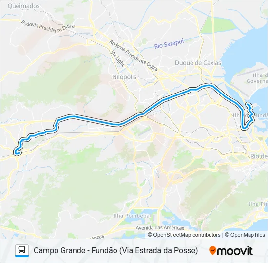 936 Bus Line Map