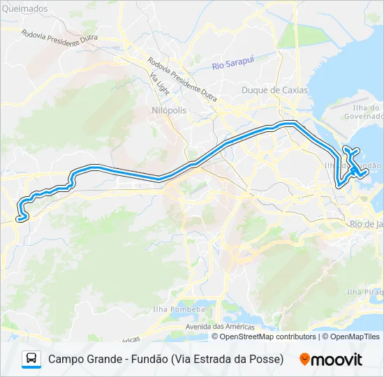 936 Bus Line Map