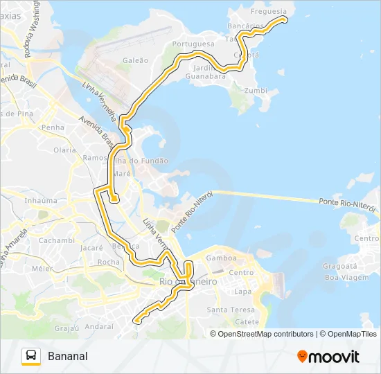 634 Bus Line Map