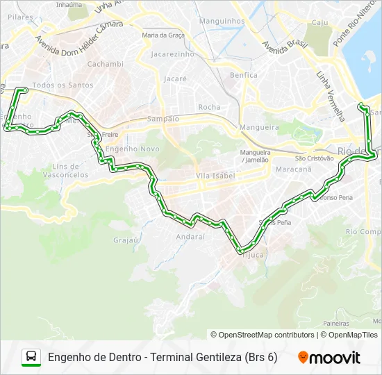 606 Bus Line Map