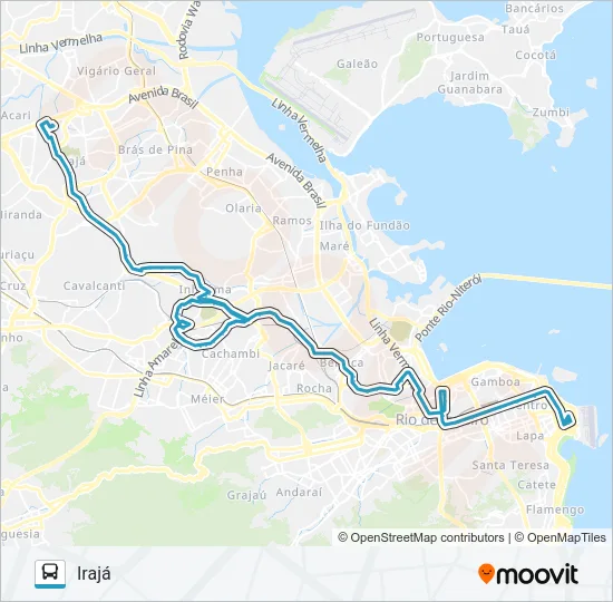 296 Bus Line Map