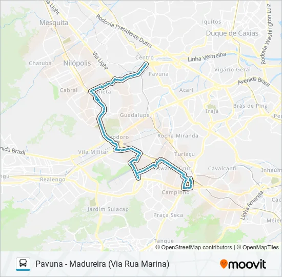 779SV Bus Line Map