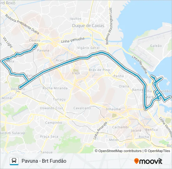 945 Bus Line Map