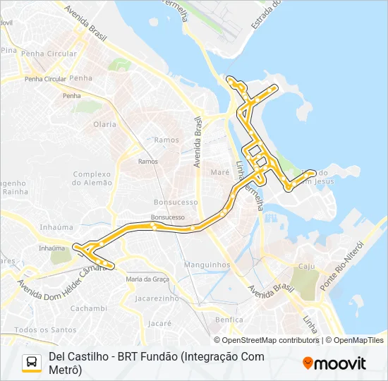 913 Bus Line Map