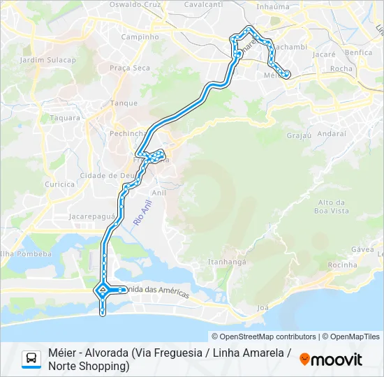 692 Bus Line Map