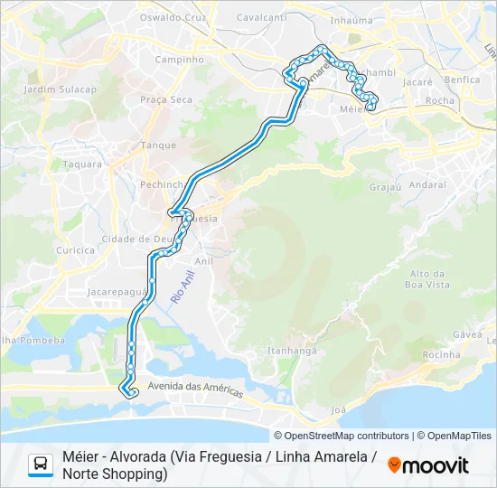 692 Bus Line Map