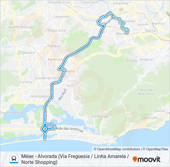 692 Bus Line Map