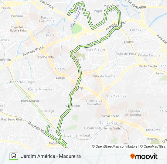 774 Bus Line Map
