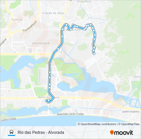 880 Bus Line Map