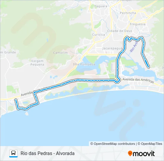 880 Bus Line Map