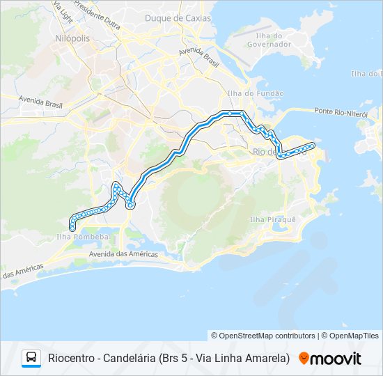 Mapa de 348 de autobús