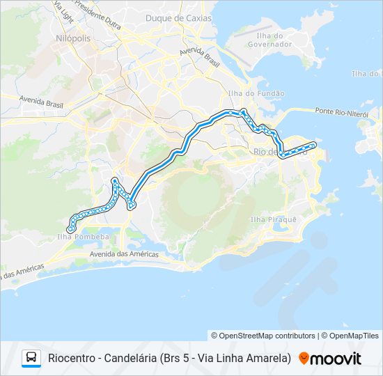 Mapa de 348 de autobús