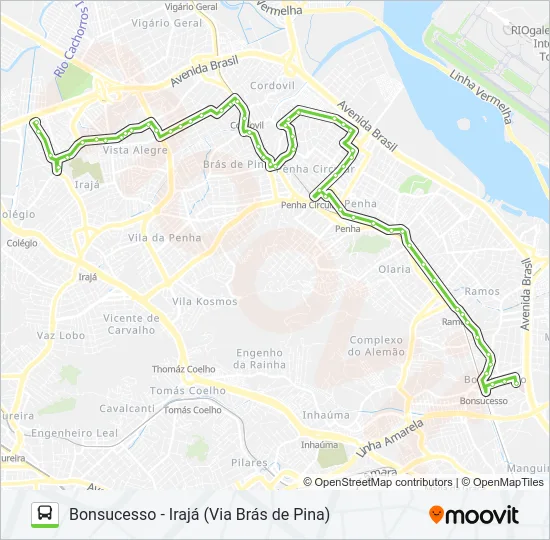 905 Bus Line Map