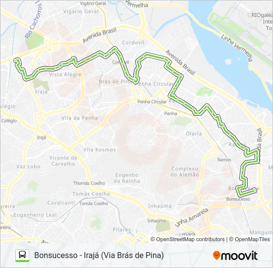 905 Bus Line Map