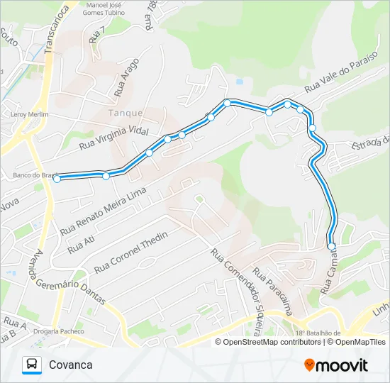 859 Bus Line Map