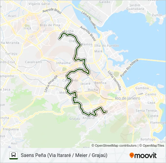 622 Bus Line Map